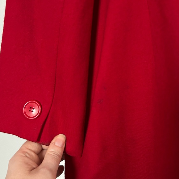 ⭐️ LAST CHANCE SALE! ⭐️ VTG Rena Rowan for Saville Red Blazer Wool Size 14W - Picture 11 of 14
